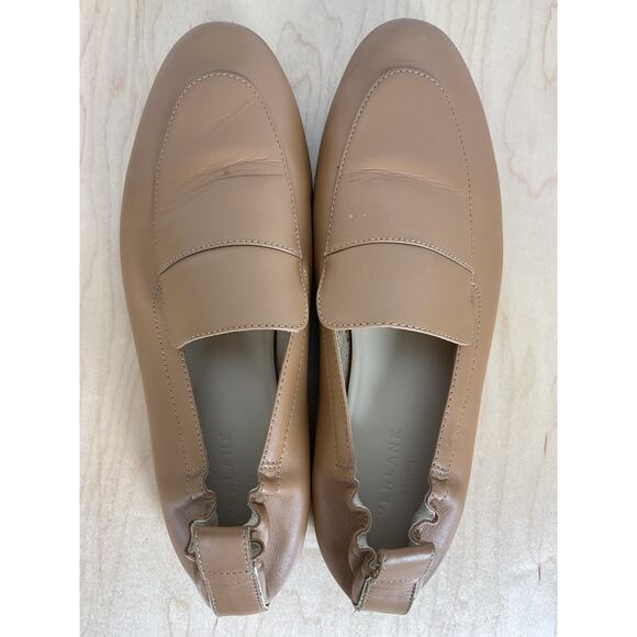 Everlane Women's The Day Loafers in Camel Brown Leather Size 8 - Picture 9 of 9